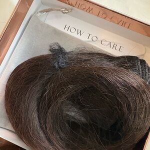 Premium Brown Hair Extension Piece - Unbranded